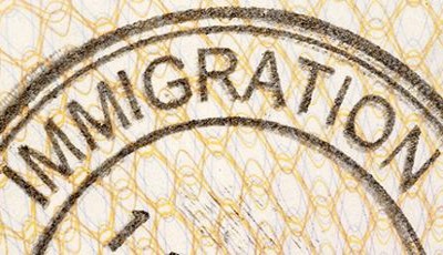 Immigration stamp