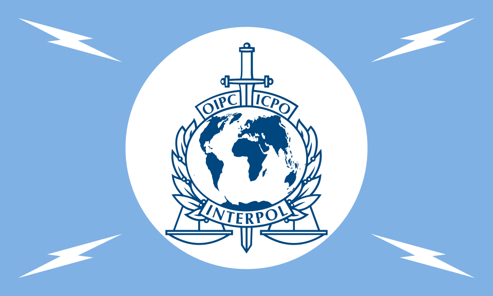 Flag of Interpol