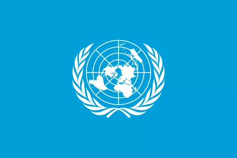 Flag of the United Nations [Source: Wikipedia] 