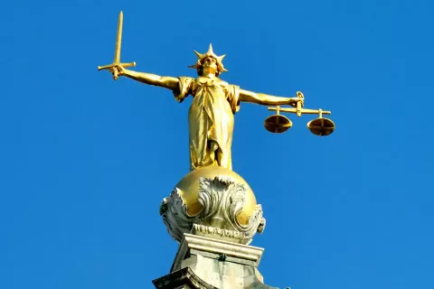 Statue of Lady Justice [Source: GOV.UK]